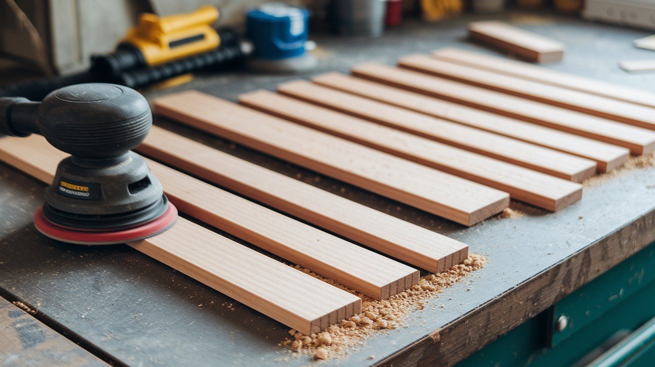Sand Each Slat