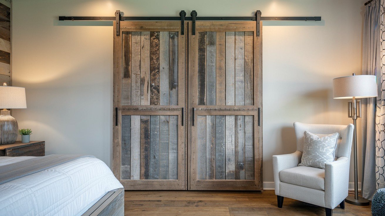 Sliding Barn Door with Hidden Track