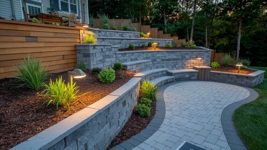 Sloped Backyard Makeover Ideas