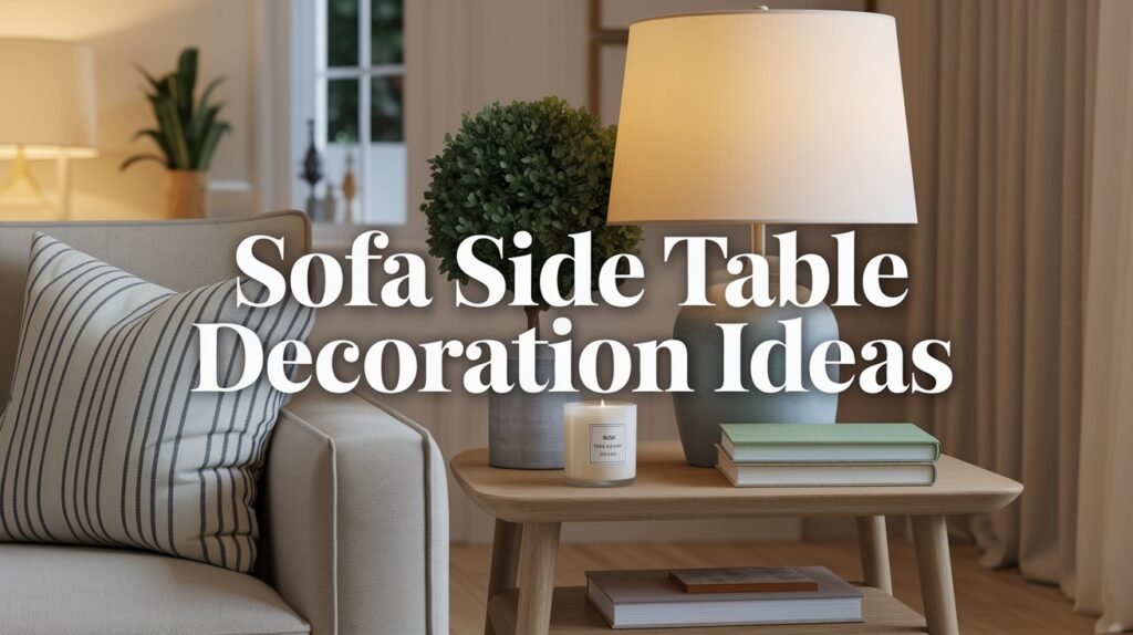 Sofa Side Table Decoration Ideas
