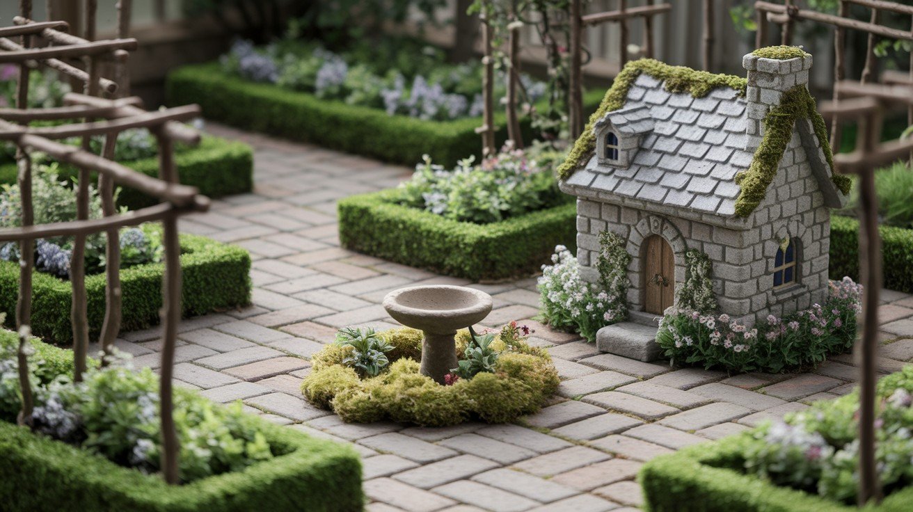 Stone Cottage and English Garden Theme