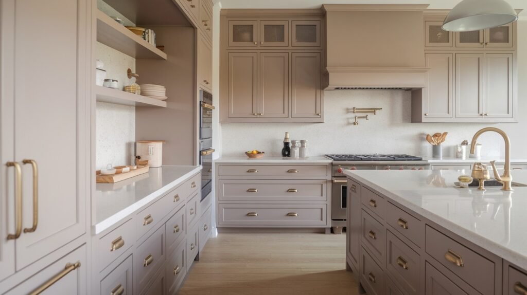 Stunning Warm Taupe Kitchen Cabinets You'll Love