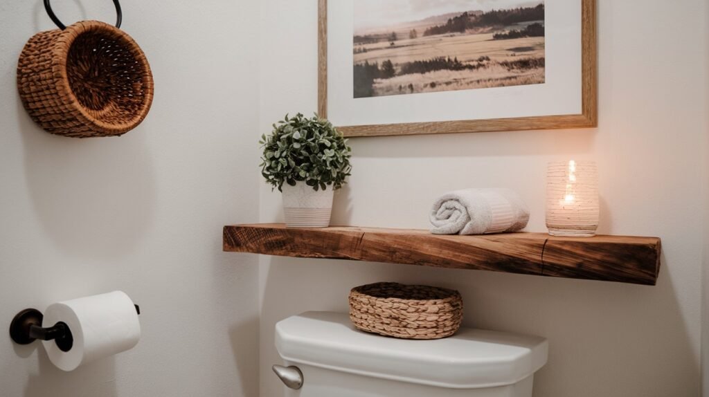 Stylish Above-Toilet Decor