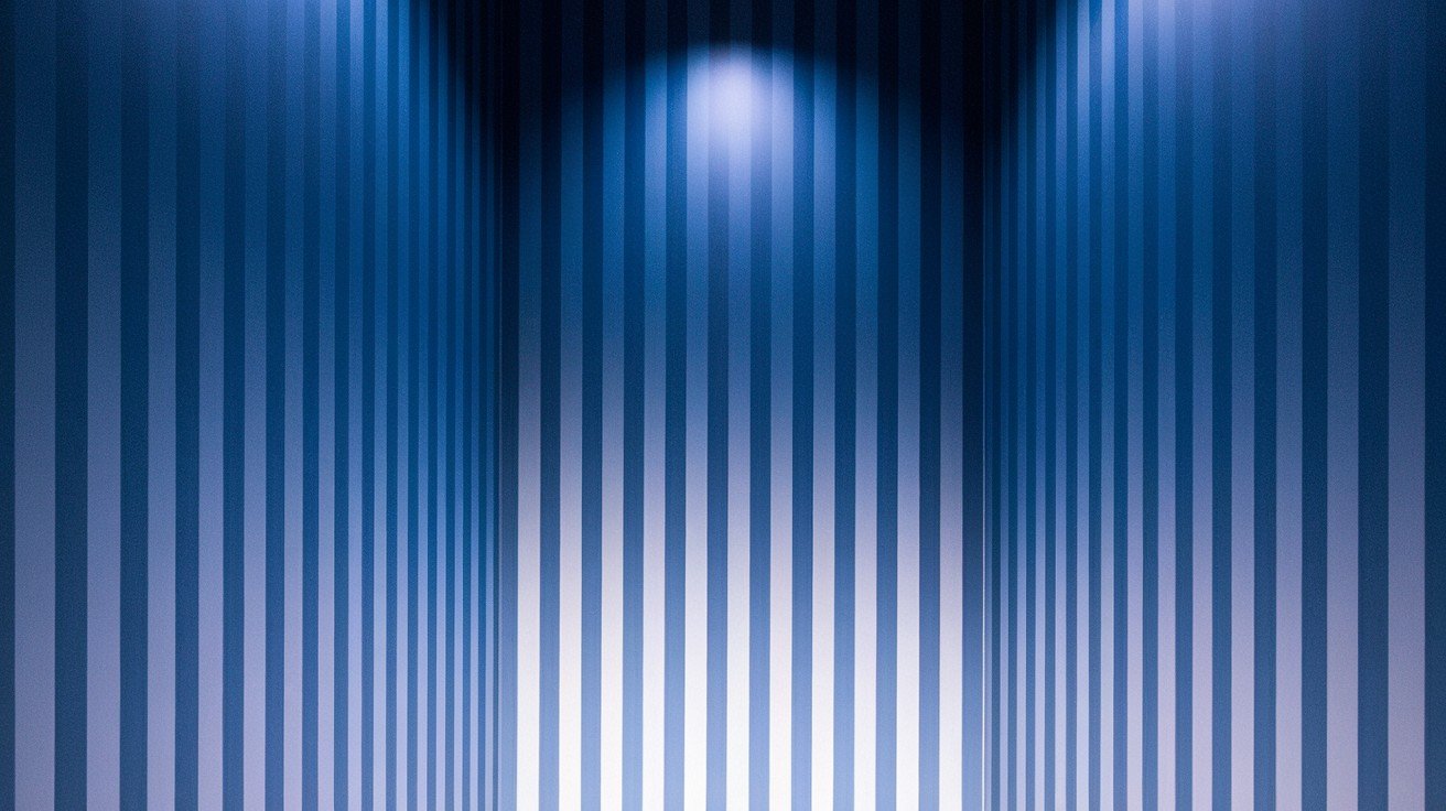 Vertical Gradient Stripe Wall
