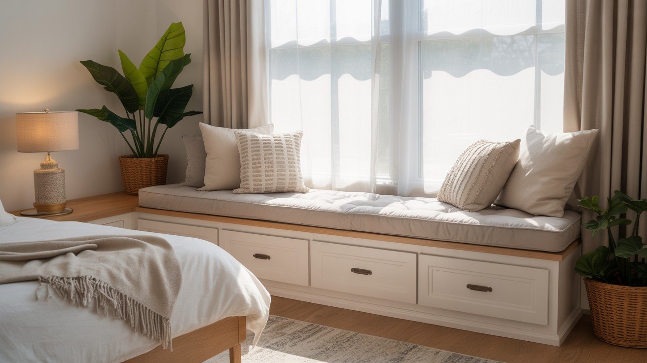 Window Bench with Storage