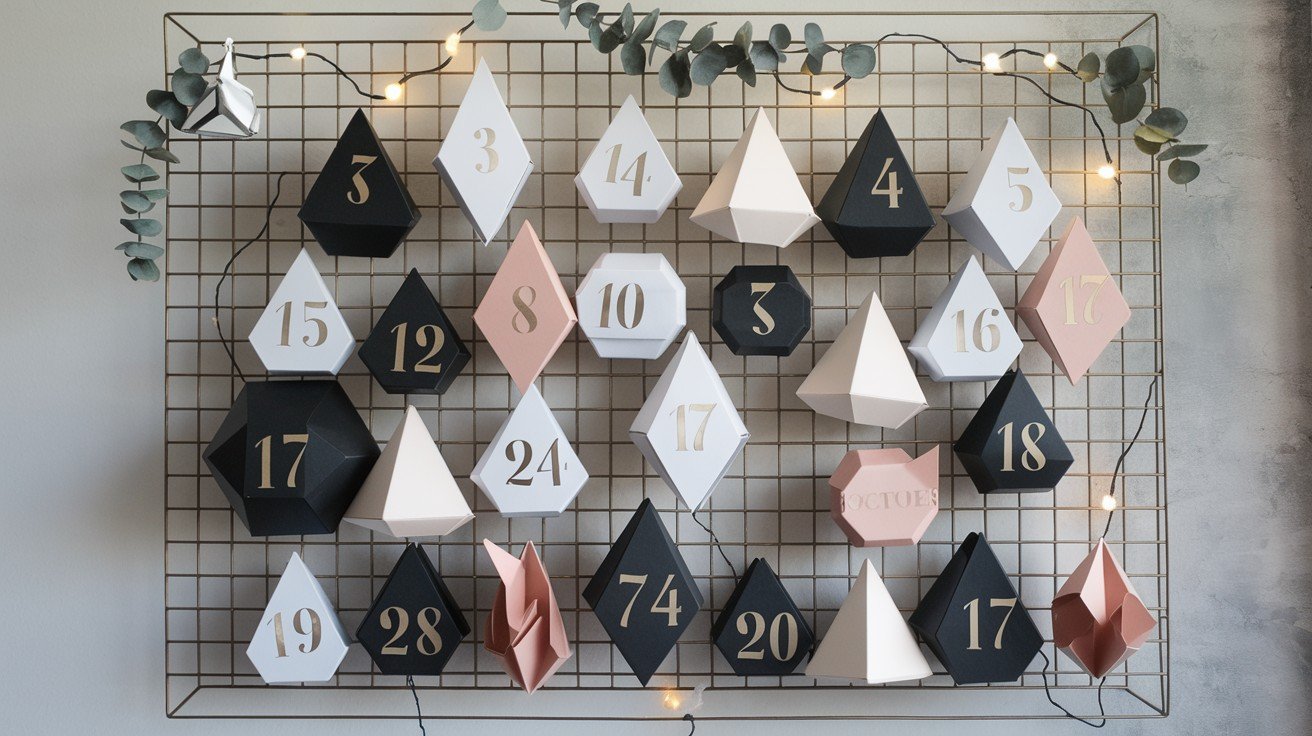 Wire and Geometric Modern Calendar