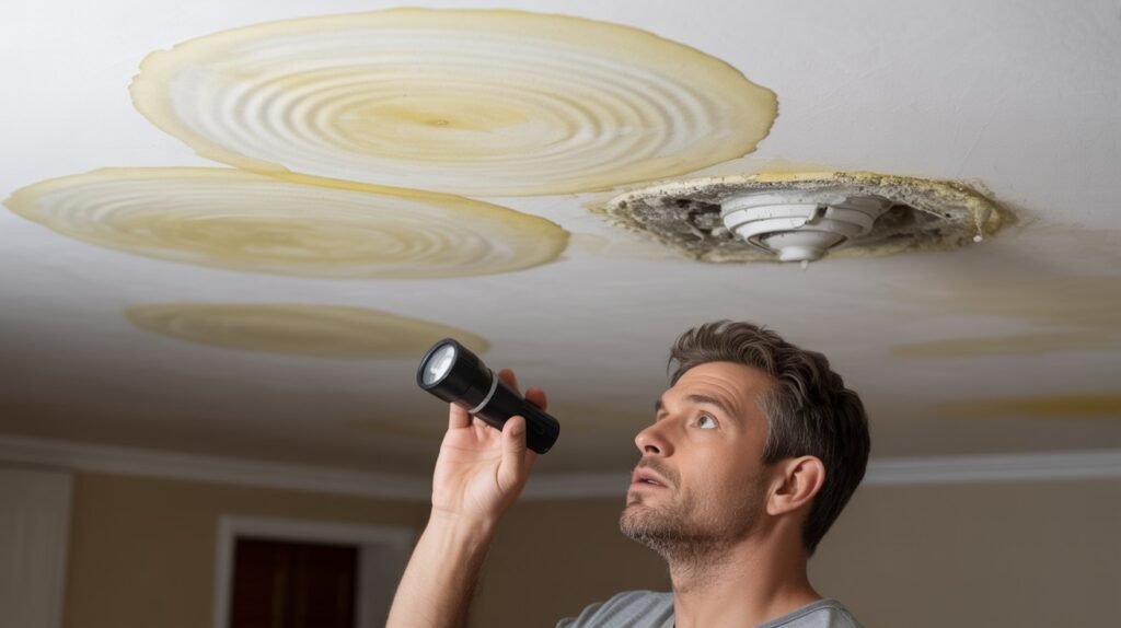 Yellow Spots on the Ceiling