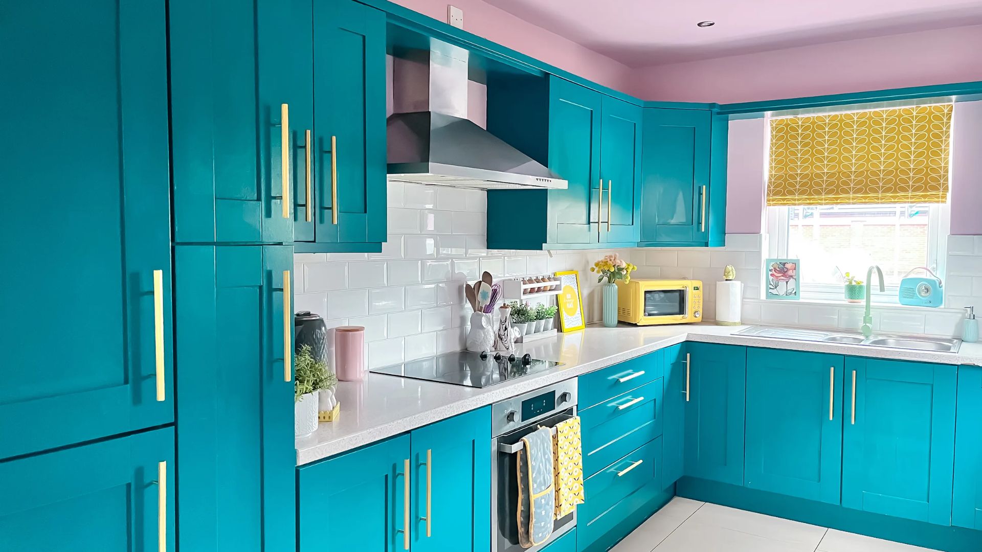 Bold Color Cabinets