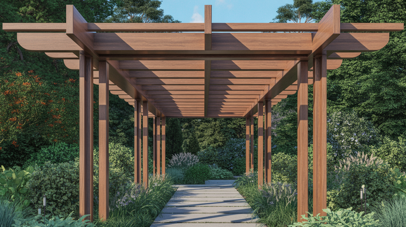 Modern Pergola for Garden Walkways