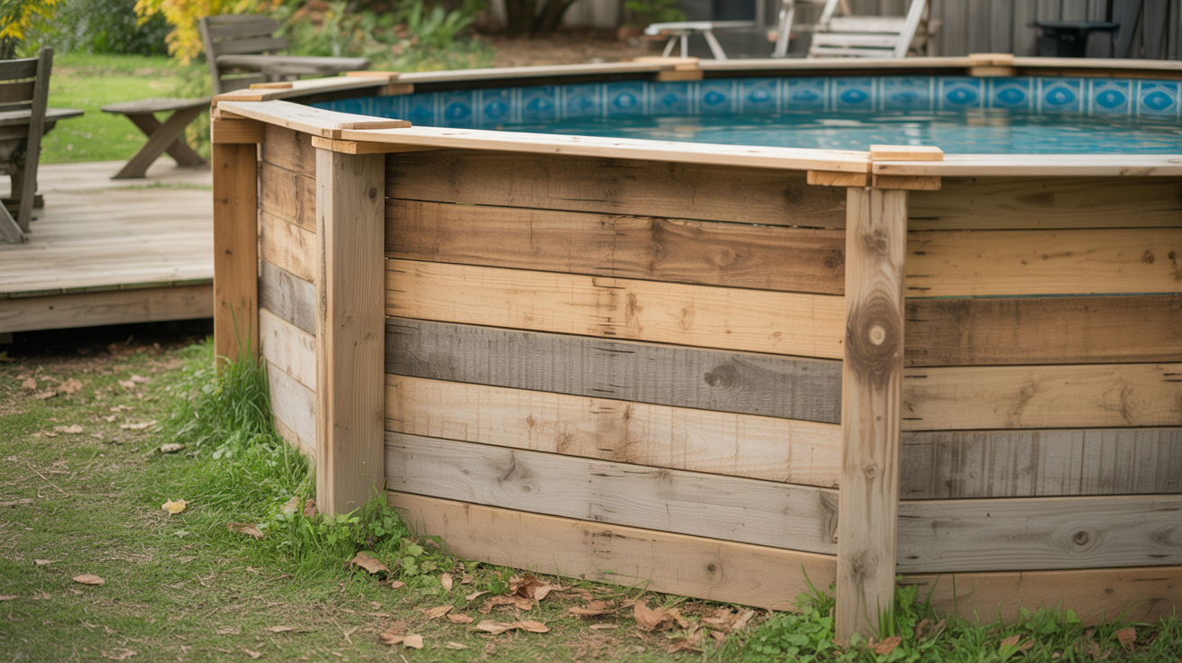 8. Budget Pallet Wood Wrap