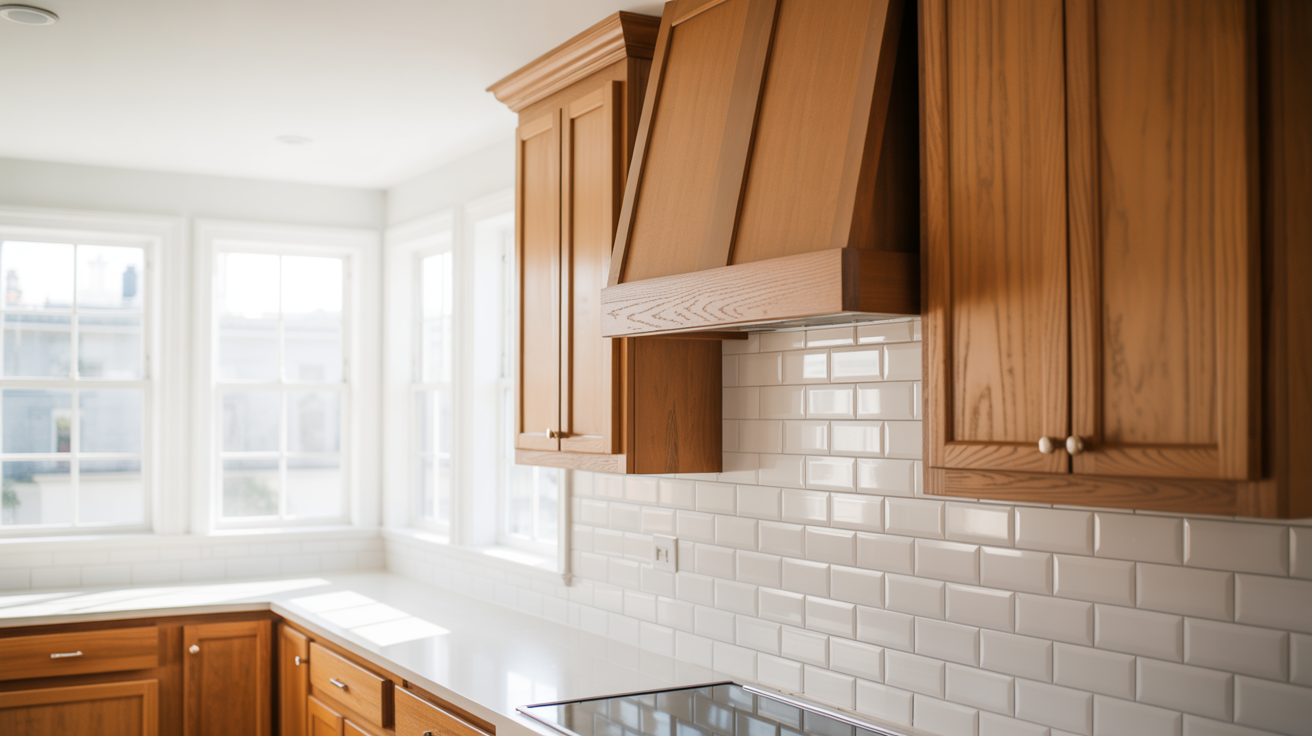 6. Pairing Honey Oak Cabinets With White Surfaces